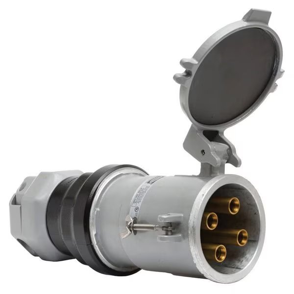 Heavy Duty Products, Insulgrip Pin and Sleeve Devices, Industrial Grade, Female, Connector Body, 200A 600V AC, Style 2, Hubbell Wiring Device-Kellems, Mfr#: HBL4200CS2WR